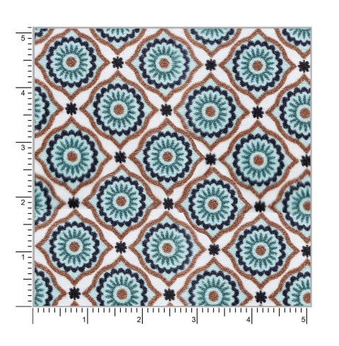 Blue PRT2304 - 100% cotton printed shirts