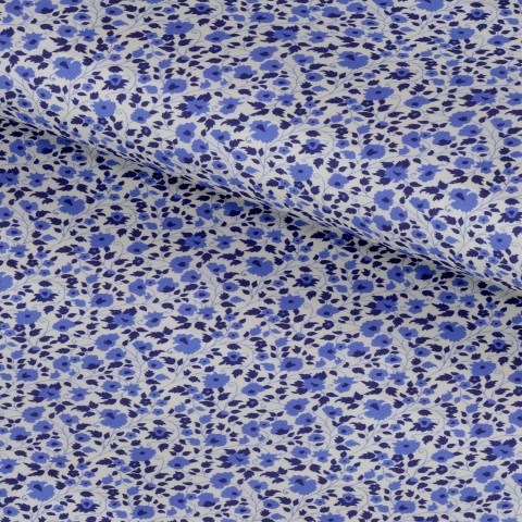 Blue PRT2305 - 100% cotton printed shirts