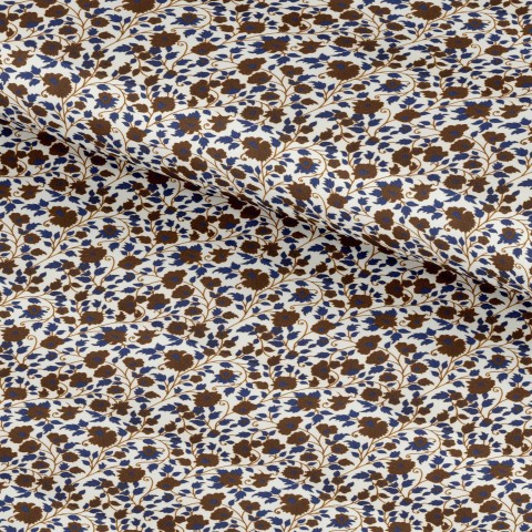 Brown PRT2307 - 100% cotton printed shirts