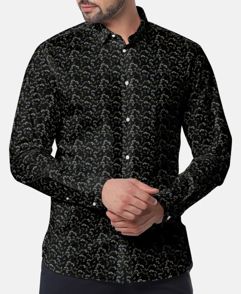Green PRT2308 - 100% cotton printed shirts