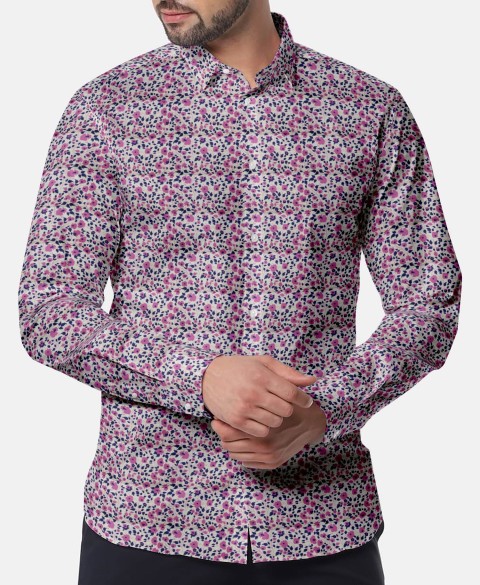 Pink PRT2309 - 100% cotton printed shirts
