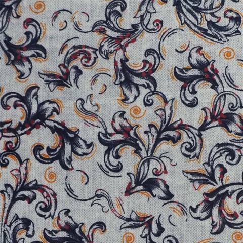 Blue PRT2314 - 100% cotton printed shirts