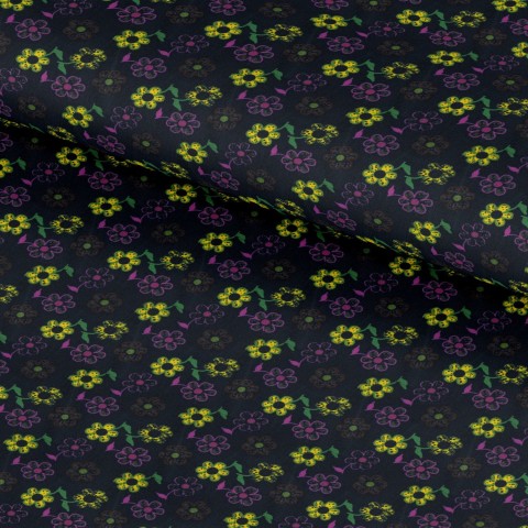 Blue PRT2316 - 100% cotton printed shirts