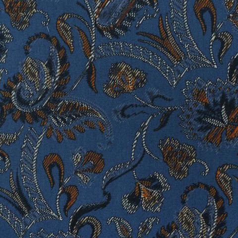 Blue PRT2325 - 100% cotton printed shirts