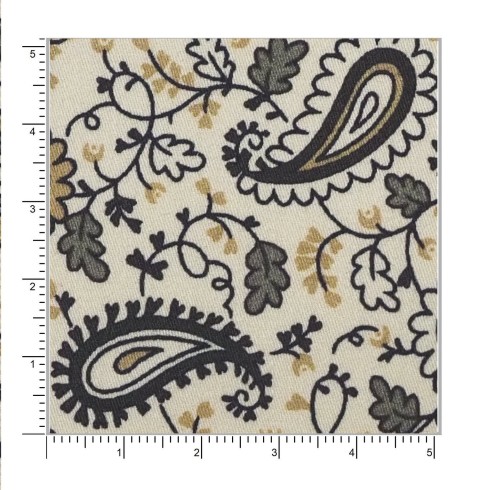 Beige PRT2326 - 100% cotton printed shirts