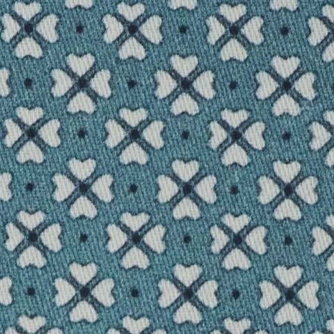 Blue PRT2334 - 100% cotton printed shirts