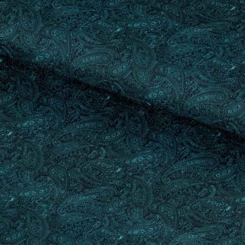 Blue PRT2337 - 100% cotton printed shirts