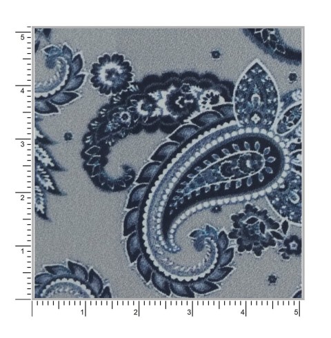 Blue PRT2348 - 100% cotton printed shirts