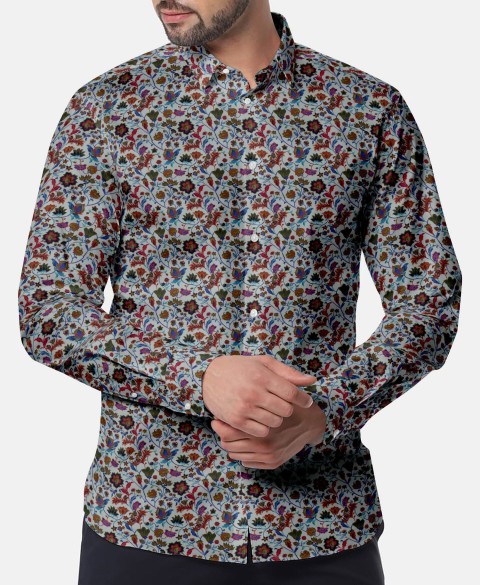 Orange PRT2350 - 100% cotton printed shirts