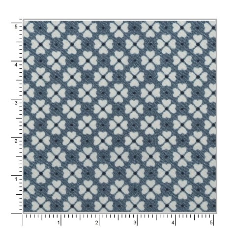 Blue PRT2351 - 100% cotton printed shirts