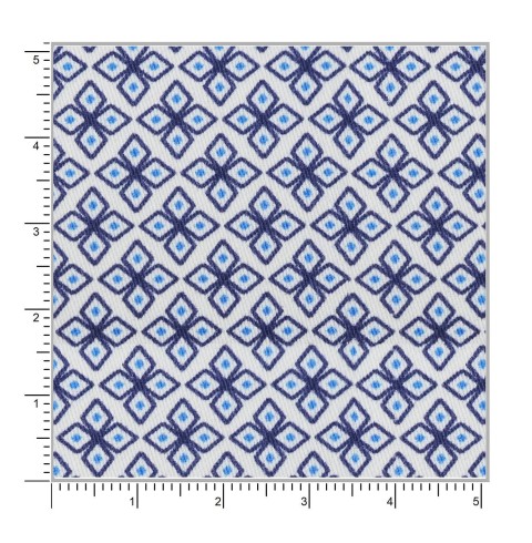 Blue PRT2369 - 100% cotton printed shirts