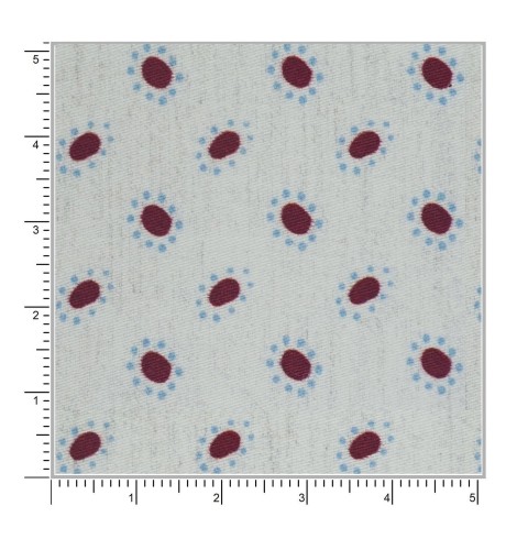 Cream PRT2373 - 100% cotton printed shirts