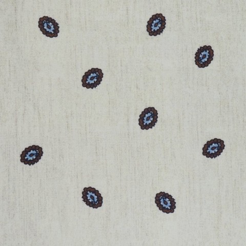 Cream PRT2375 - 100% cotton printed shirts