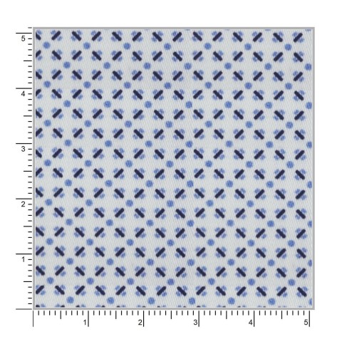 Blue PRT2380 - 100% cotton printed shirts