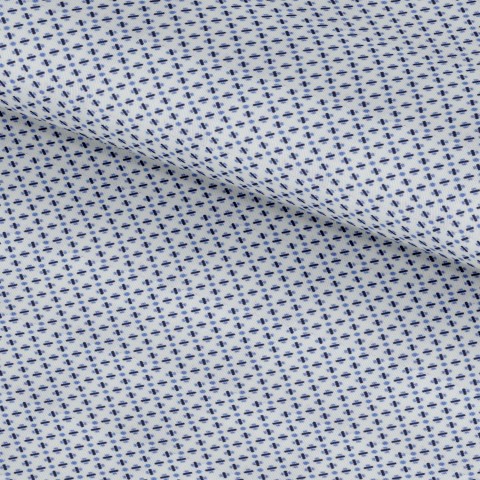 Blue PRT2380 - 100% cotton printed shirts
