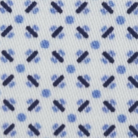 Blue PRT2380 - 100% cotton printed shirts