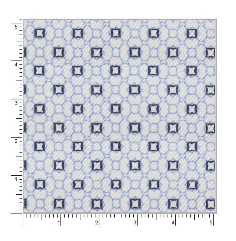 Blue PRT2381 - 100% cotton printed shirts