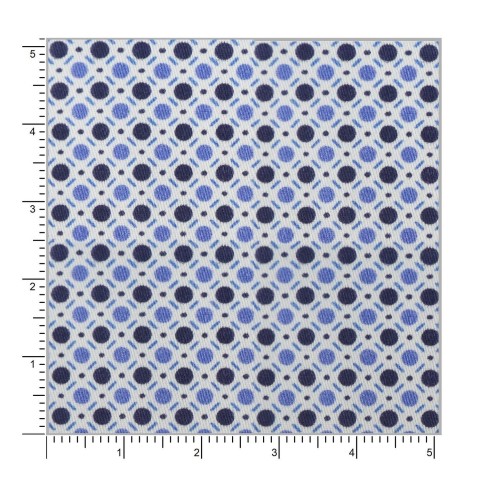 Blue PRT2383 - 100% cotton printed shirts
