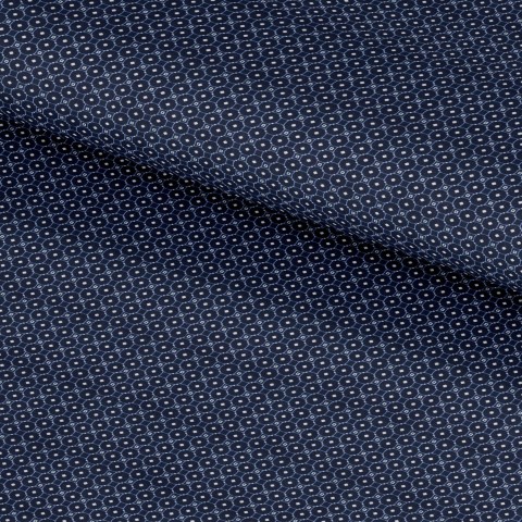 Blue PRT2384 - 100% cotton printed shirts