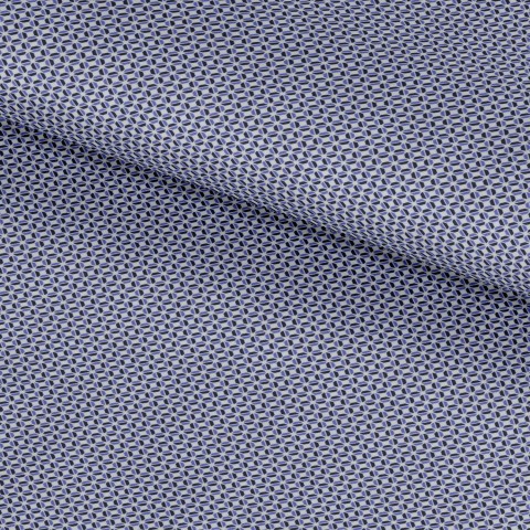 Blue PRT2385 - 100% cotton printed shirts