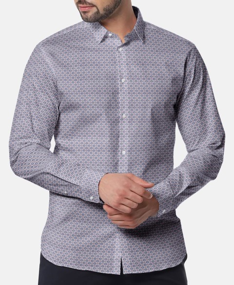 Pink PRT2387 - 100% cotton printed shirts