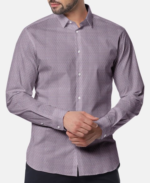 Pink PRT2391 - 100% cotton printed shirts