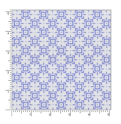Blue PRT2393 - 100% cotton printed shirts