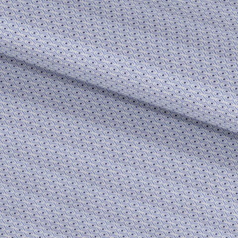 Blue PRT2394 - 100% cotton printed shirts
