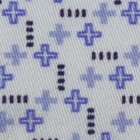 Blue PRT2395 - 100% cotton printed shirts