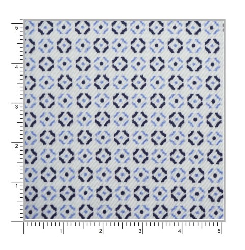 Blue PRT2401 - 100% cotton printed shirts