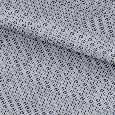 Blue PRT2401 - 100% cotton printed shirts