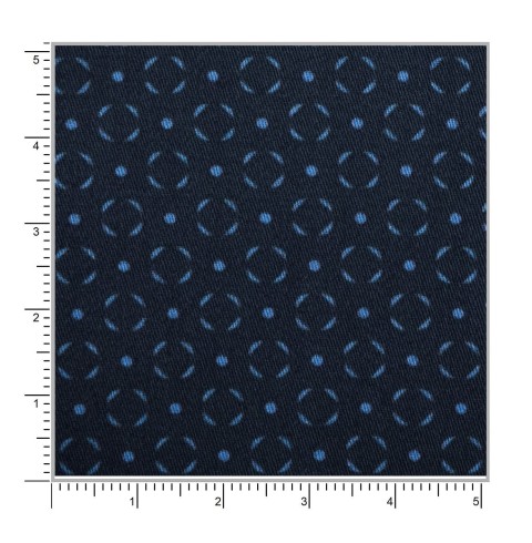 Blue PRT2402 - 100% cotton printed shirts