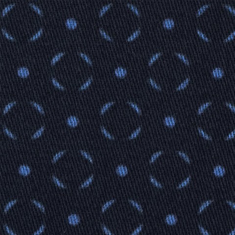 Blue PRT2402 - 100% cotton printed shirts