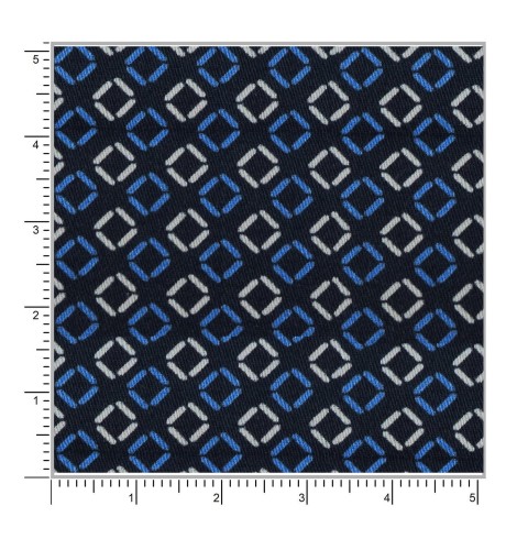 Blue PRT2413 - 100% cotton printed shirts