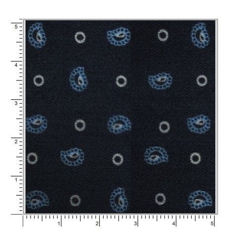 Blue PRT2416 - 100% cotton printed shirts