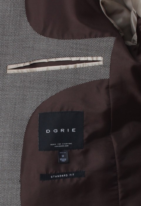 สูทผ้าวูล 98% สีน้ำตาล