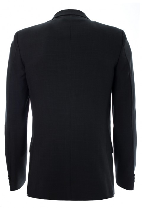 เสื้อสูทสีเทา-ดำกระดุมหนึ่งเม็ด