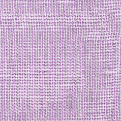 Purple Shephard's check Linen Shirts