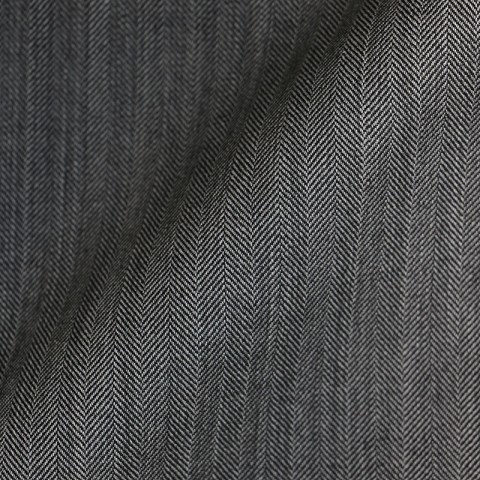 LIGHT GREY HERRINGBONE WOOL BLEND