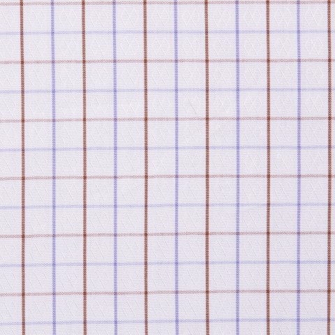 Brown Check Cotton Shirts