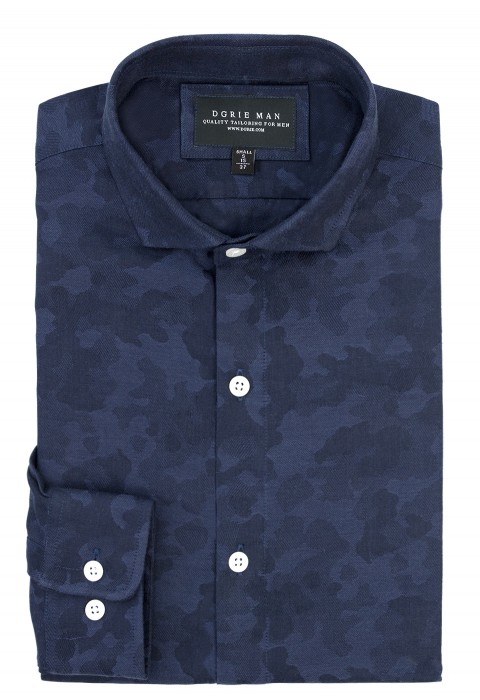 BLUE CAMO SHIRT