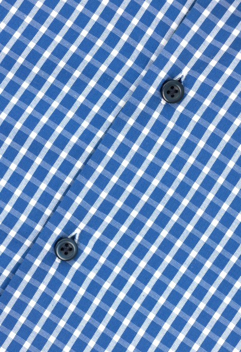 BLUE CHECKED 6IN SHIRT 