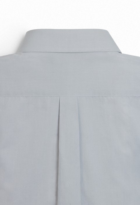 GRAY HERRINGBONE SHIRT
