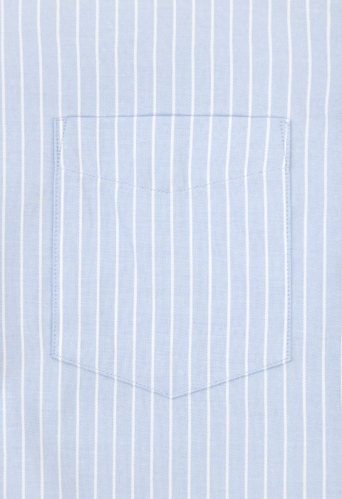 BLUE OXFORD STRIPE SHIRT