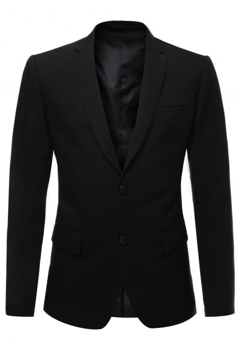 เสื้อสูทสีดำ กระเป๋าทรง Slim (จัดส่ง 5-7 วัน)