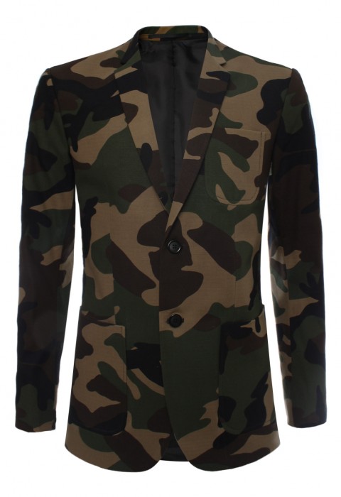 เสื้อสูทลายทหาร แคชชวล