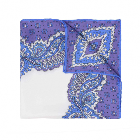 Glicine Pocket Square - Sera' Fine Silk