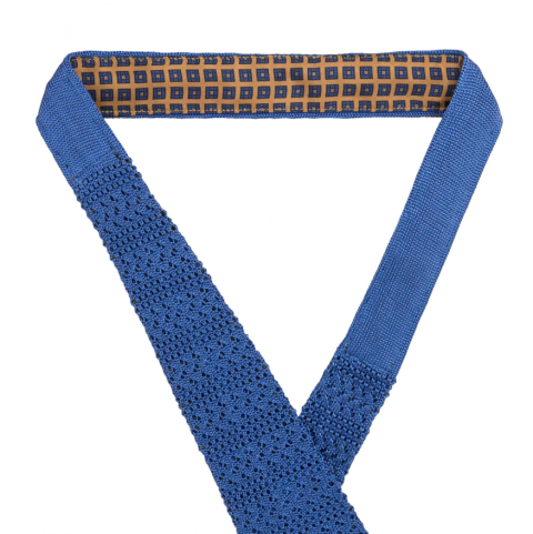 SERA Light Blue Striped Knitted Tie