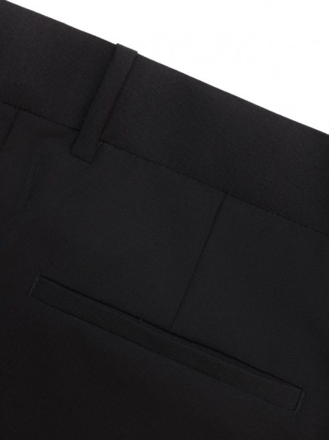 VICTORY BLACK WOOL PANT