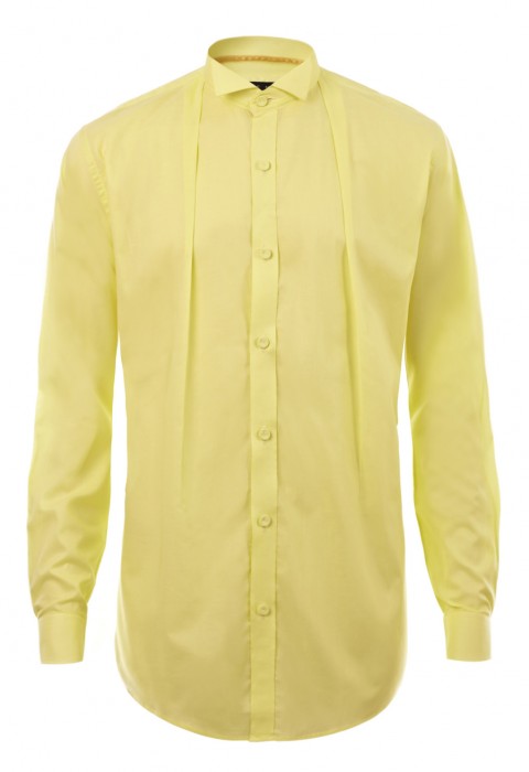เสื้อเชิ้ตสีเหลือง ปกทักซิโด้